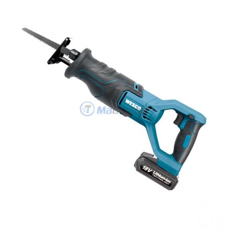 Scie Sabre Sans Fil 100mm 18v 1 5ah Wesco