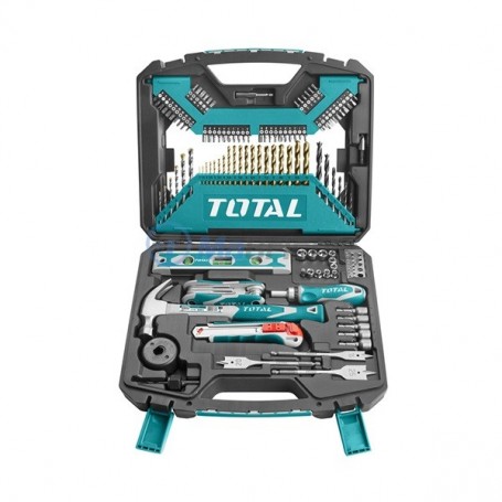 Kit Caisse Outils A Main Et Meches 120 Pieces Total