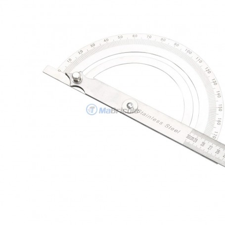 Rapporteur d'angle 30cm 180° stainless steel