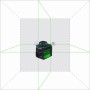 أداة الليزر لتحديد المستوي 2-360° 70 متر ذاتية التسوية بليزر أخضر آدا
