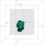 Niveau laser autonivelant vert 1H 360° 2V 360° 70m max ADA