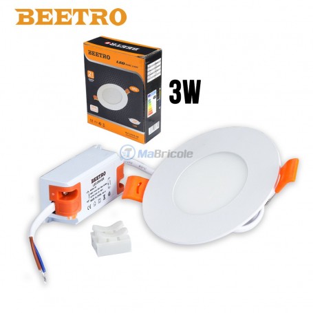 Lampe Spot LED Rond 3W 88mm BEETRO