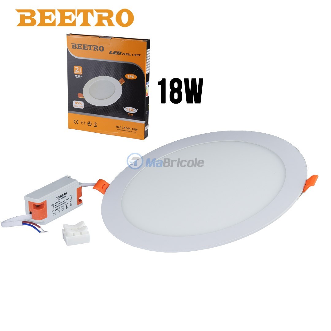 Lampe Spot LED Rond 12W 168mm 3PCS BEETRO