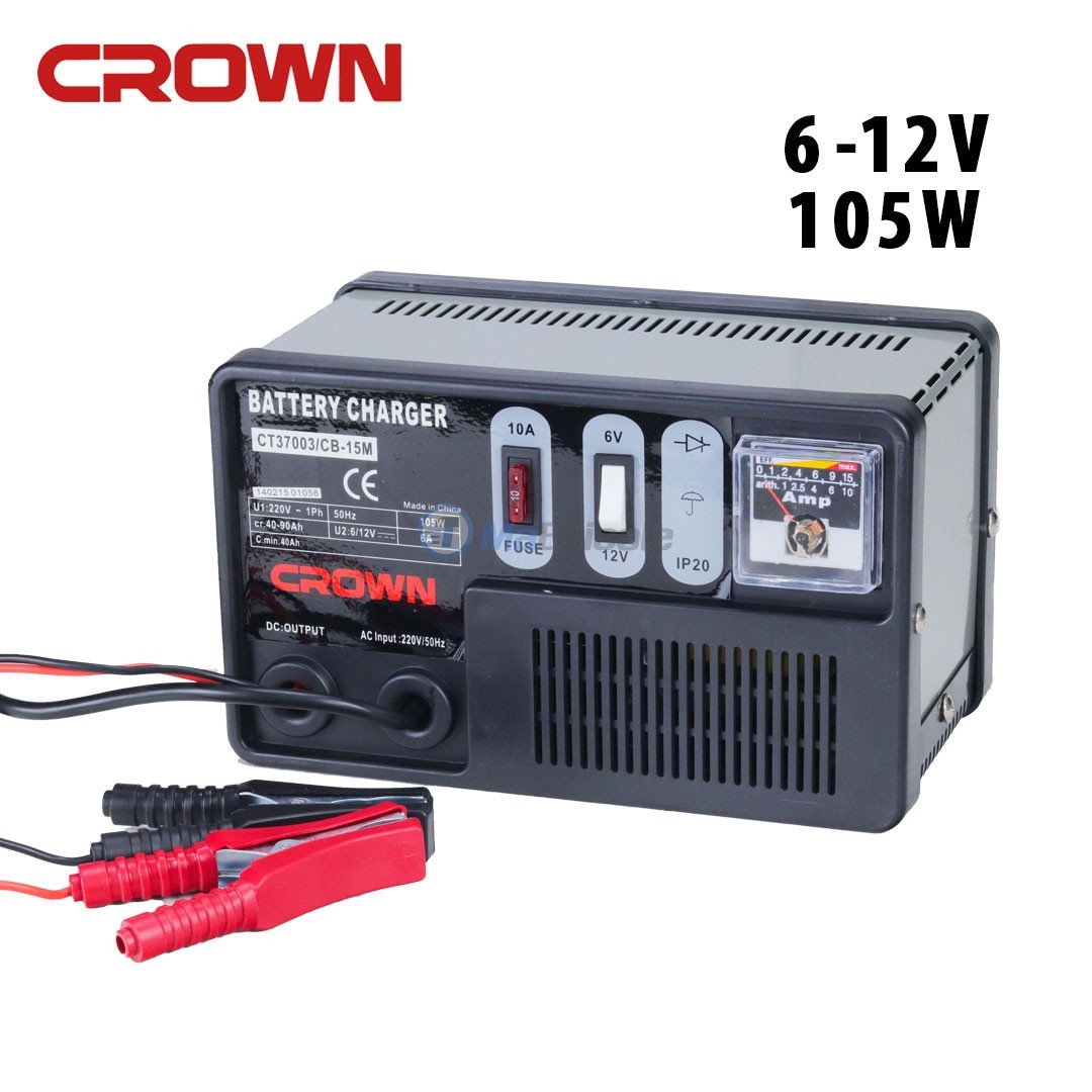 CHARGEUR 12-24V 100AH MAX CROWN - GAMA OUTILLAGE
