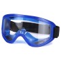 نظارات شفافة مضادة للضباب، مقاومة للماء والغبار، إطار أزرق ، شريط مطاطي قابل للتعديل رابيليوطا