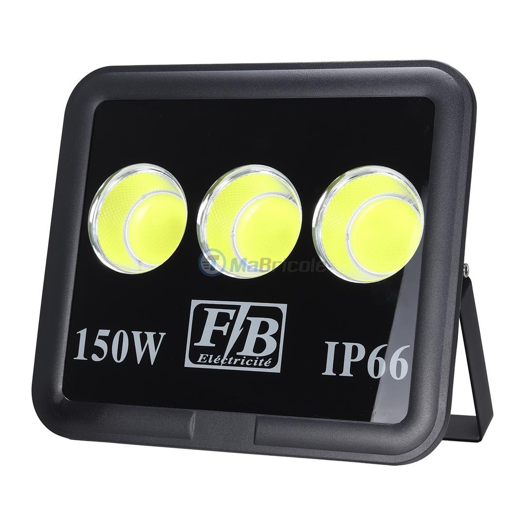 Projecteur LED Extérieur 150W - 15000LM - IP66 Étanche - Pour Jardin, Terrasse, Garage - 2 Pièces