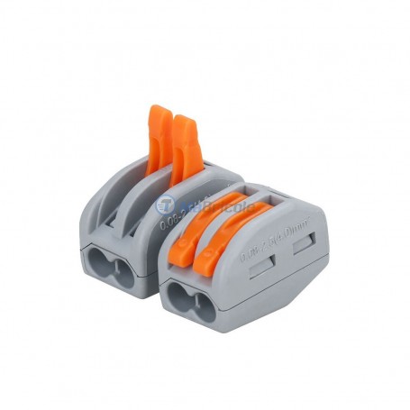 Lots de 10 pcs connecteurs électriques rapide 2pins 32A 0,08-2,5mm  Certification CQC