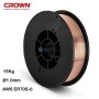 Fil de soudure solide AWS ER70S-6 1.0mm 15 kg pour soudage MIG CROWN