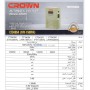Stabilisateur électrique, régulateur de tension FLR-1500 VA entré 140-260V sortie 220V ± 10% CROWN |CT34054