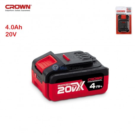 Batterie 20V MAX 4.0Ah Lithium-ion One For All CROWN