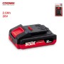 Batterie 20V MAX 2.0Ah Lithium-ion One For All CROWN