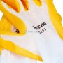 Gants de protection jaune en 52% de Nitrile et 48% de polyestère BEETRO