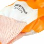 Ensemble de 12 paires de gants de protection orange en 58% de Nitrile et 42% de polyestère BEETRO