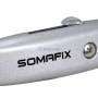 Cutteur, Couteau à lame rétractable 60mm corps métalique SOMAFIX