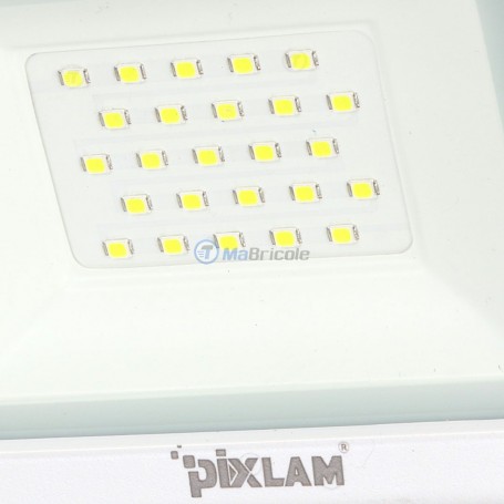 Projecteur LED en aluminium 30W 2550LM lumière blanche PIXLAM