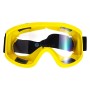نظارات شفافة مضادة للضباب، مقاومة للماء والغبار، إطار أصفر ، شريط مطاطي قابل للتعديل رابيليوطا